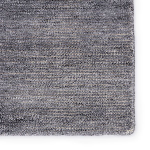 Limon Indoor/ Outdoor Solid Gray/ Blue Rug image 4