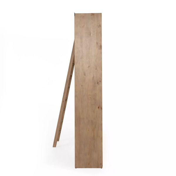 Product Image 15 for Bane Triple Bookshelf with Ladder - Smoked Pine from Four Hands