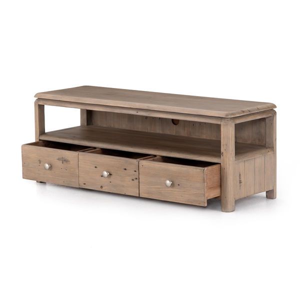 Product Image 10 for Monroe Media Console Scrubbed Teak from Four Hands