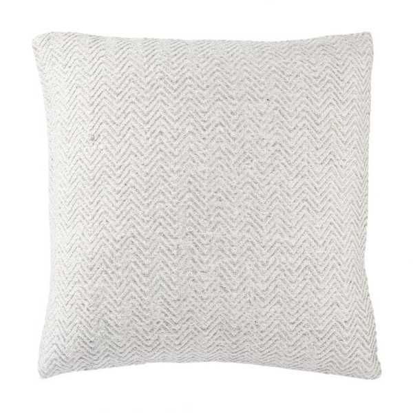 Product Image 3 for Marana White/ Gray Chevron Down Throw Pillow 22 Inch from Jaipur 