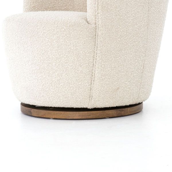 Product Image 10 for Aurora Small Knoll Natural Round Swivel Accent Chair  from Four Hands