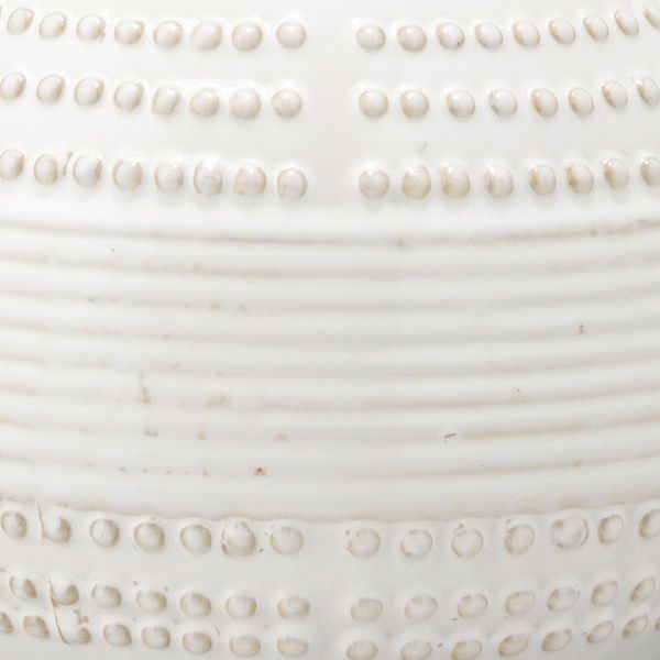 Product Image 3 for Droplet Table Lamp in White Ceramic with Cone Shade in White Linen from Jamie Young