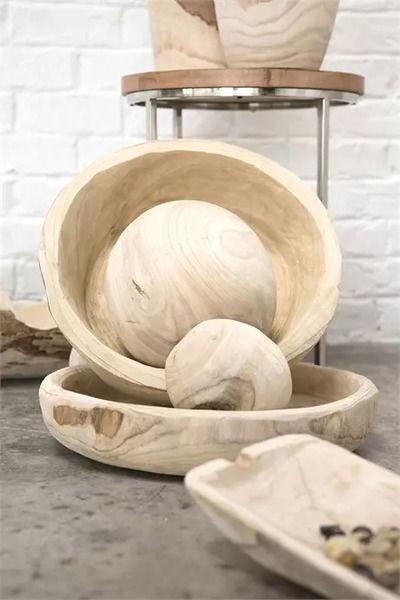Product Image 8 for Wide Canyon Wood Bowl from Accent Decor
