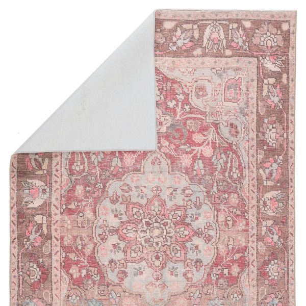 Product Image 9 for Edita Medallion Pink / Blue Area Rug from Jaipur 