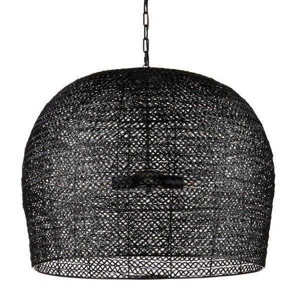 Product Image 4 for Piero Large Black Iron Pendant from Currey & Company