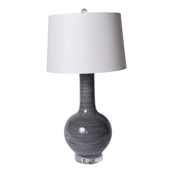 Product Image 2 for Iron Gray Globular Vase Lamp-Large from Legend of Asia