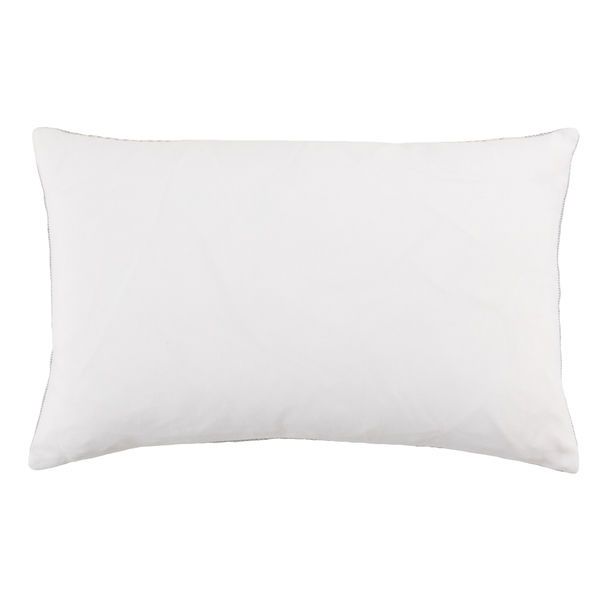 Carinda Indoor/ Outdoor Gray/ Ivory Striped Lumbar Pillow image 2