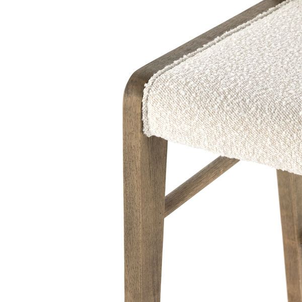 Product Image 8 for Charon White Boucle Counter Stool from Four Hands