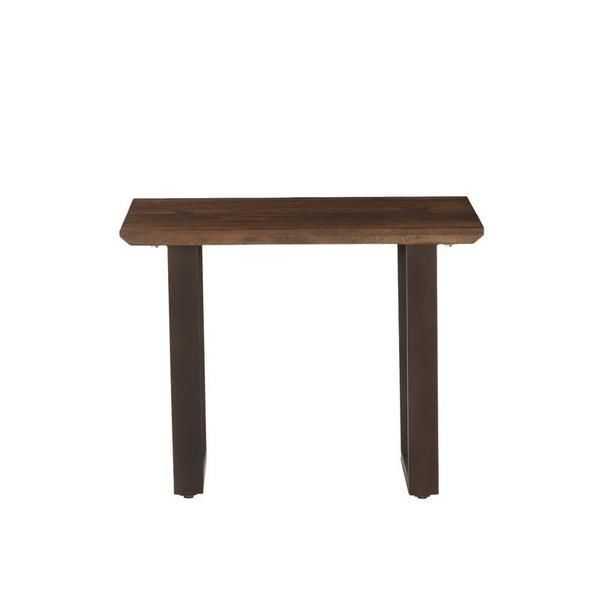 Product Image 3 for Mapai 28 Inch Acacia Wood Side Table In Walnut Finish from World Interiors
