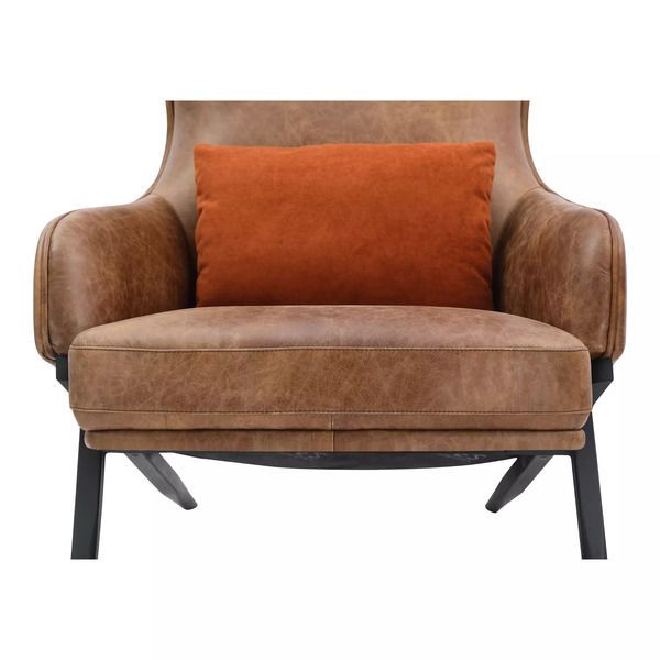 Product Image 6 for Amos Leather Accent Chair from Moe's