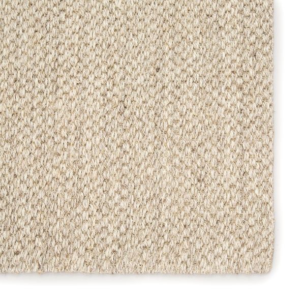 Naples Natural Solid White/ Taupe Rug image 8