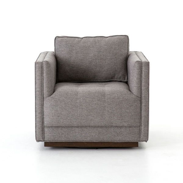 Kiera Swivel Chair - Noble Greystone image 3
