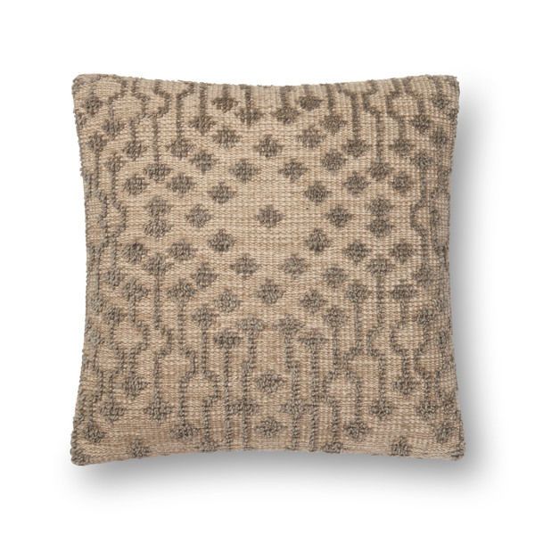 Product Image 4 for Taupe Patterned Pillow from Loloi