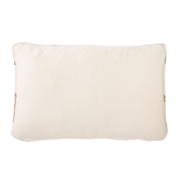 Otway Cream/ Pink Geometric  Throw Pillow 16X24 inch by Nikki Chu image 3