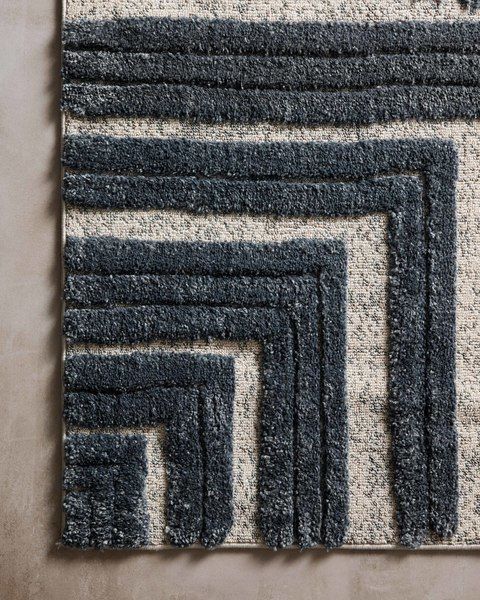 Product Image 5 for Hagen Blue / White Rug - 18" Swatch from Loloi