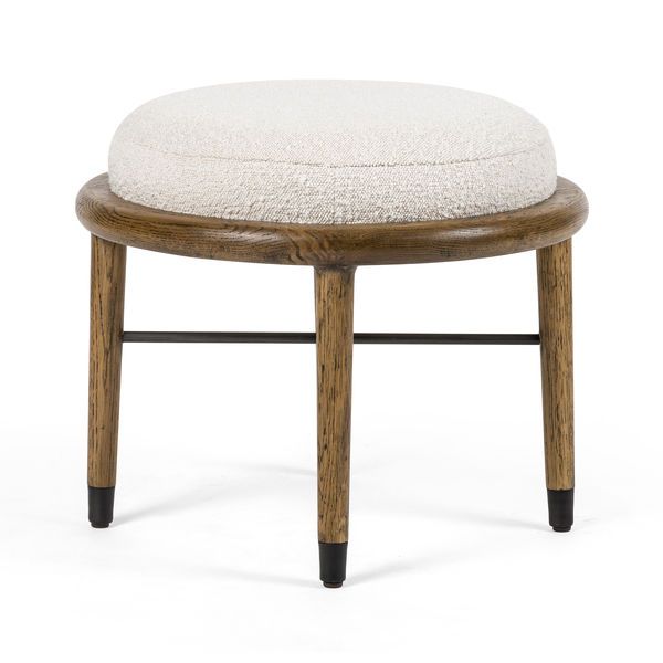 Product Image 4 for Petra Ottoman 21" Knoll Natural from Four Hands
