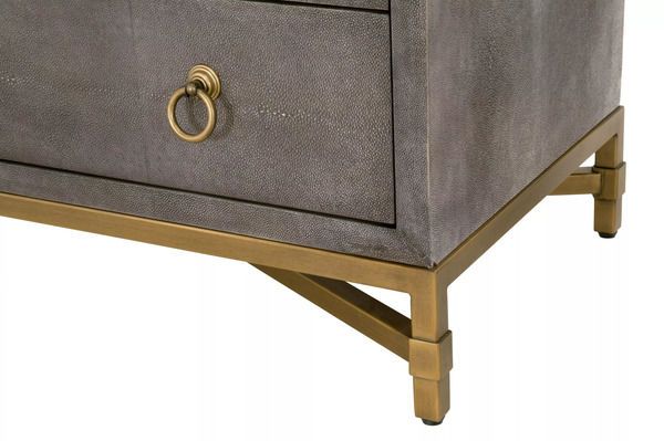 Product Image 7 for Strand Shagreen 3 Drawer Nightstand from Essentials for Living