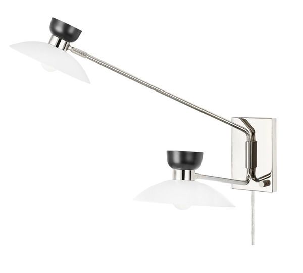 Product Image 5 for Whitley 2 Light Wall Sconce Plug In from Mitzi