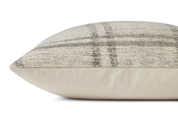 Product Image 3 for Grey / Moss Pillow - 18" Cover with Polyester from Loloi