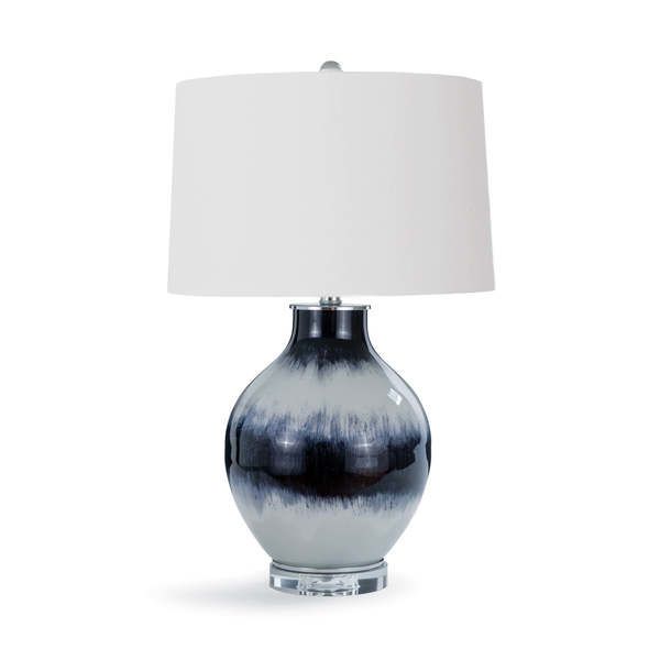Product Image 1 for Indigo Glass Table Lamp from Coastal Living