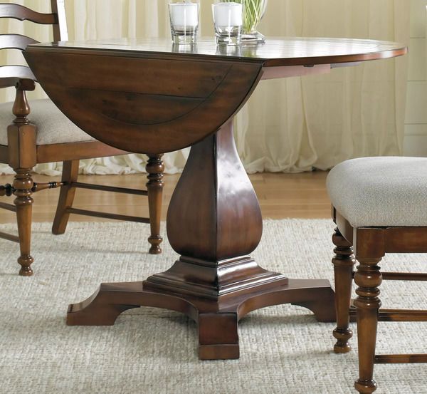 Waverly Place Round Drop Leaf Pedestal Table | Scout & Nimble