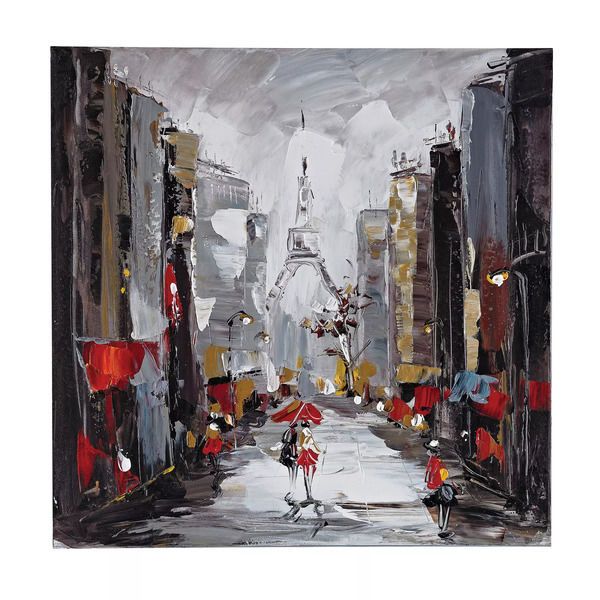 Product Image 1 for Paris Scene Oil On Canvas from Elk Home