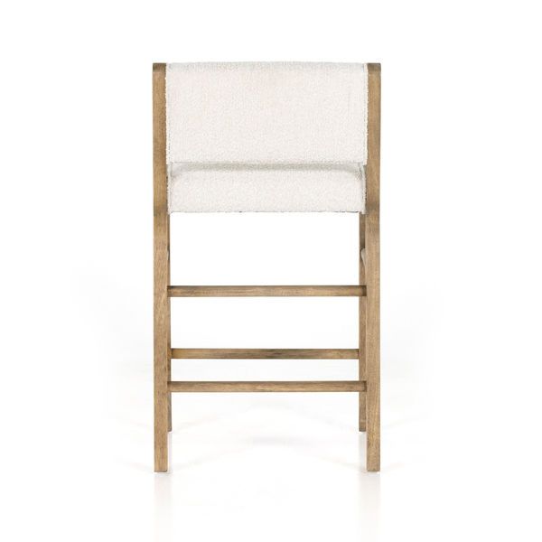 Product Image 9 for Charon White Boucle Counter Stool from Four Hands