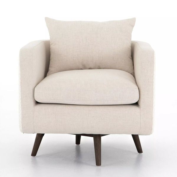 Product Image 11 for Kaya Swivel Chair - Savile Flax from Four Hands
