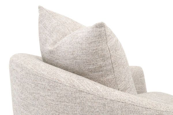 Product Image 6 for Faye Slipcover Round Swivel Accent Chair - Mineral Birch from Essentials for Living