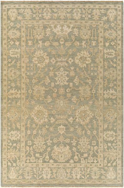 Product Image 1 for Reign Hand-Knotted Dusty Sage / Tan Rug - 2' x 3' from Surya