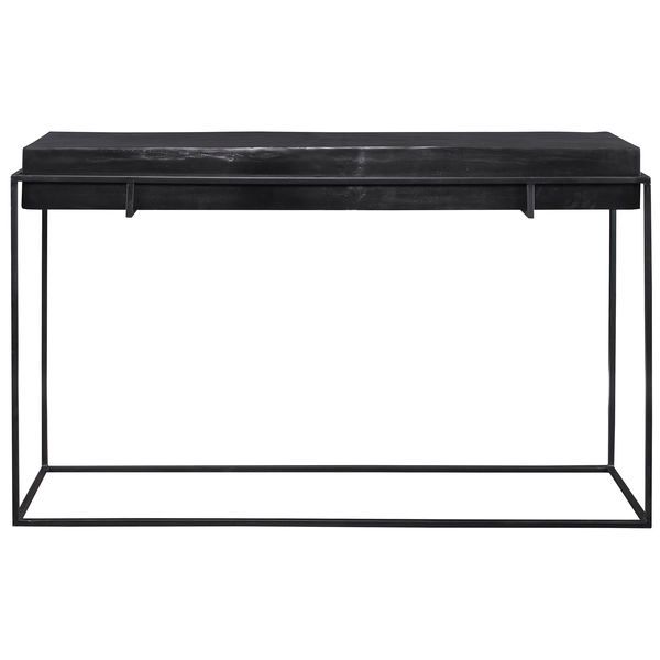 Product Image 3 for Telone Modern Black Console Table from Uttermost