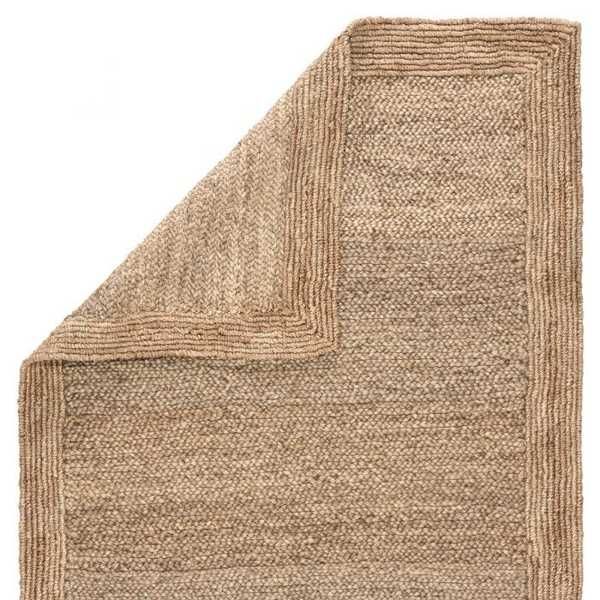 Aboo Natural Solid Beige Area Rug image 4