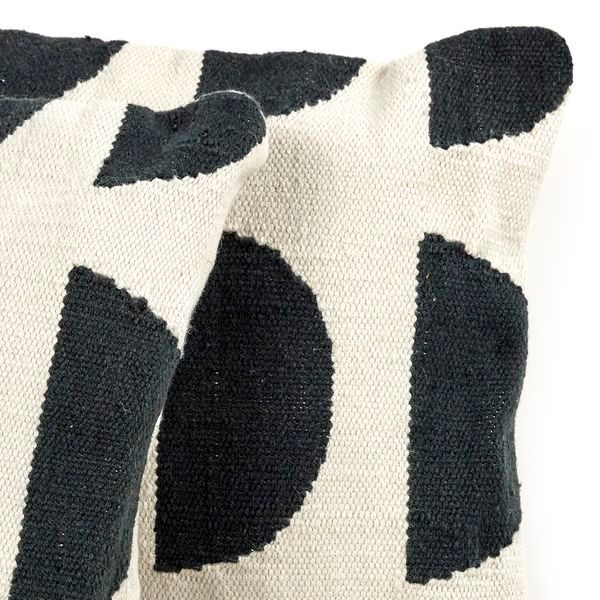 Product Image 5 for Domingo Half Moon Black and White Outdoor Pillows, Set of 2 from Four Hands