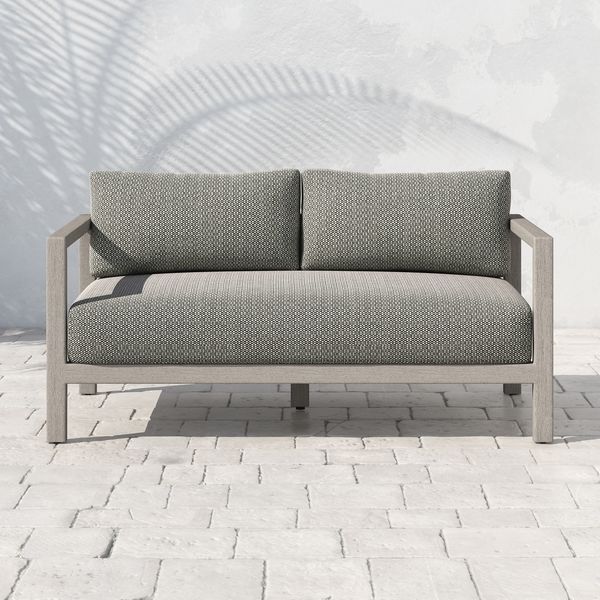 Sonoma Outdoor Sofa, Weathered Grey image 2