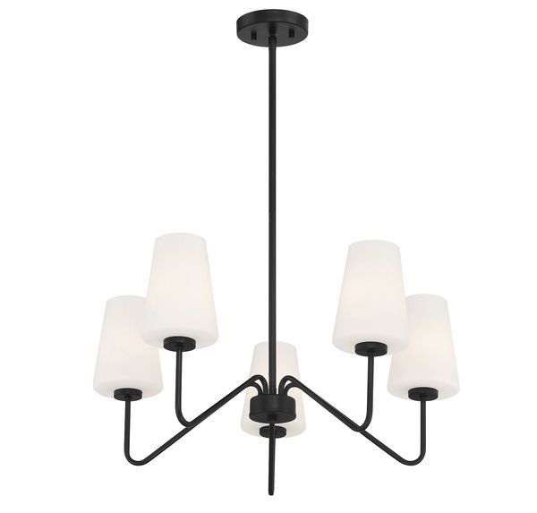 Product Image 12 for Ann 5 Light Matte Black Chandelier from Savoy House 