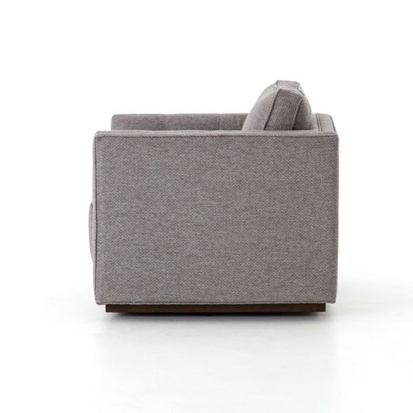 Kiera Swivel Chair - Noble Greystone image 4
