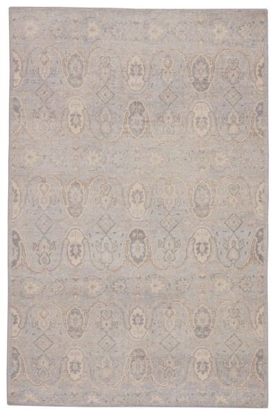 Product Image 4 for Williamsburg Hand-Knotted Trellis Gray/ Beige Rug from Jaipur 