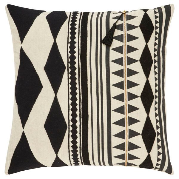 Product Image 2 for Lonyn Beige/ Black Geometric  Throw Pillow 22 inch by Nikki Chu from Jaipur 