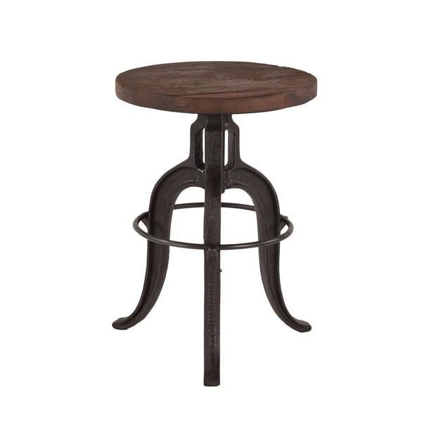Product Image 3 for Paxton Adjustable Recycled Teak Bar Stool from World Interiors