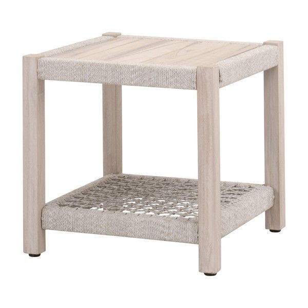 Product Image 2 for Wrap Gray Teak Outdoor End Table from Essentials for Living