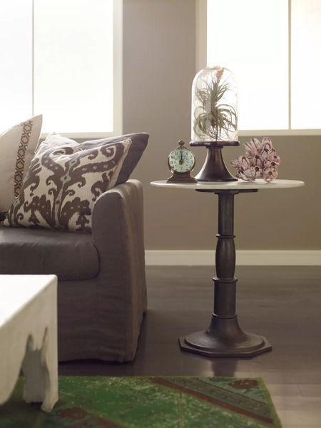Lucy Side Table Carbon Wash, Marble Top image 8