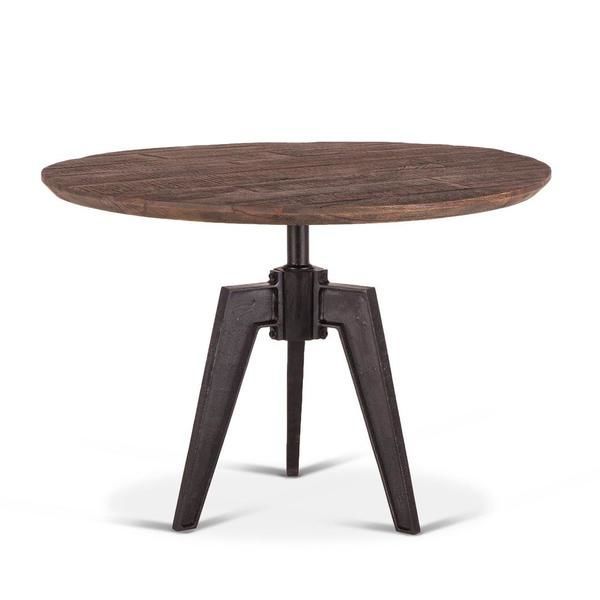 Product Image 4 for Dakota 42 Inch Round Dining Table With Cast Iron Base from World Interiors