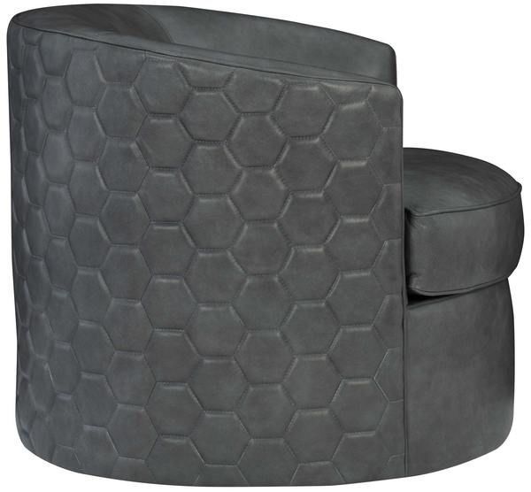 Corbin Leather Swivel Chair image 4