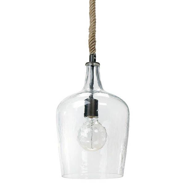 Product Image 1 for Hammered Glass Pendant from Regina Andrew Design