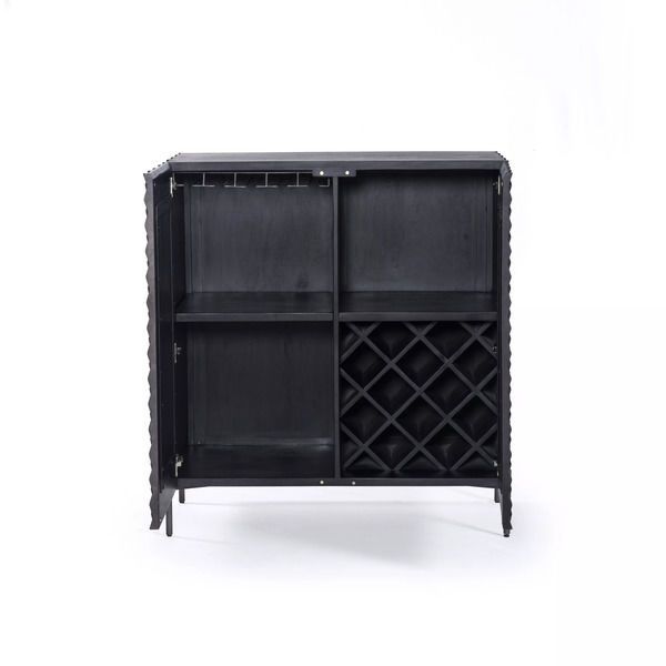 Product Image 15 for Raffael Bar Cabinet Carved Black Wash from Four Hands