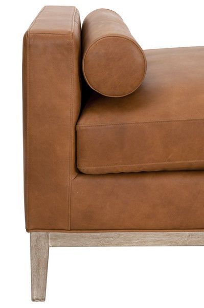 Product Image 4 for Keaton Whiskey Brown Oak & Leather Daybed from Essentials for Living