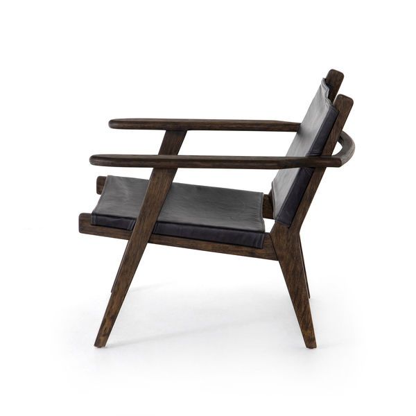 Product Image 11 for Rivers Leather Sling Chair - Sonoma Black from Four Hands