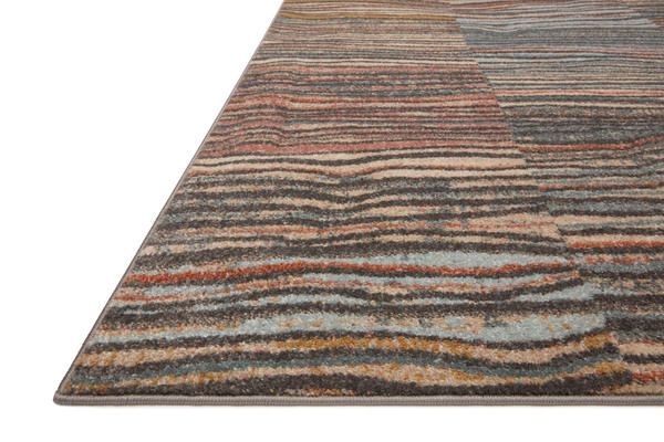 Product Image 5 for Chalos Charcoal / Multi Rug from Loloi