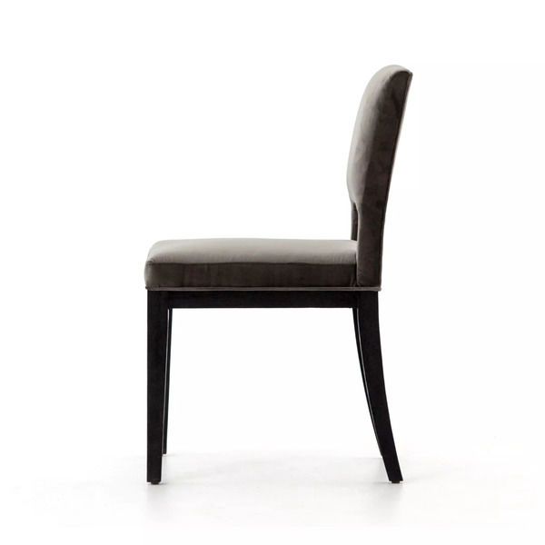 Product Image 11 for Sara Dining Chair Washed Velvet Grey from Four Hands