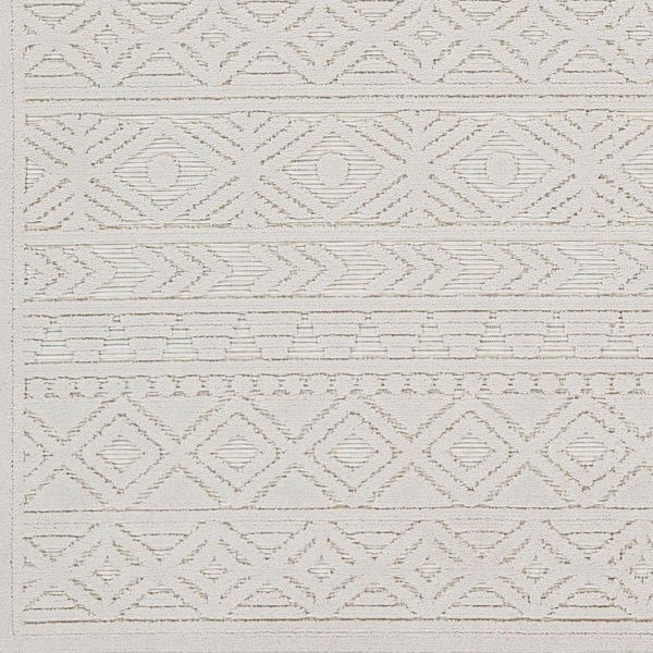 Product Image 4 for Greenwich Indoor / Outdoor Cream Intricate Geometric Rug from Surya